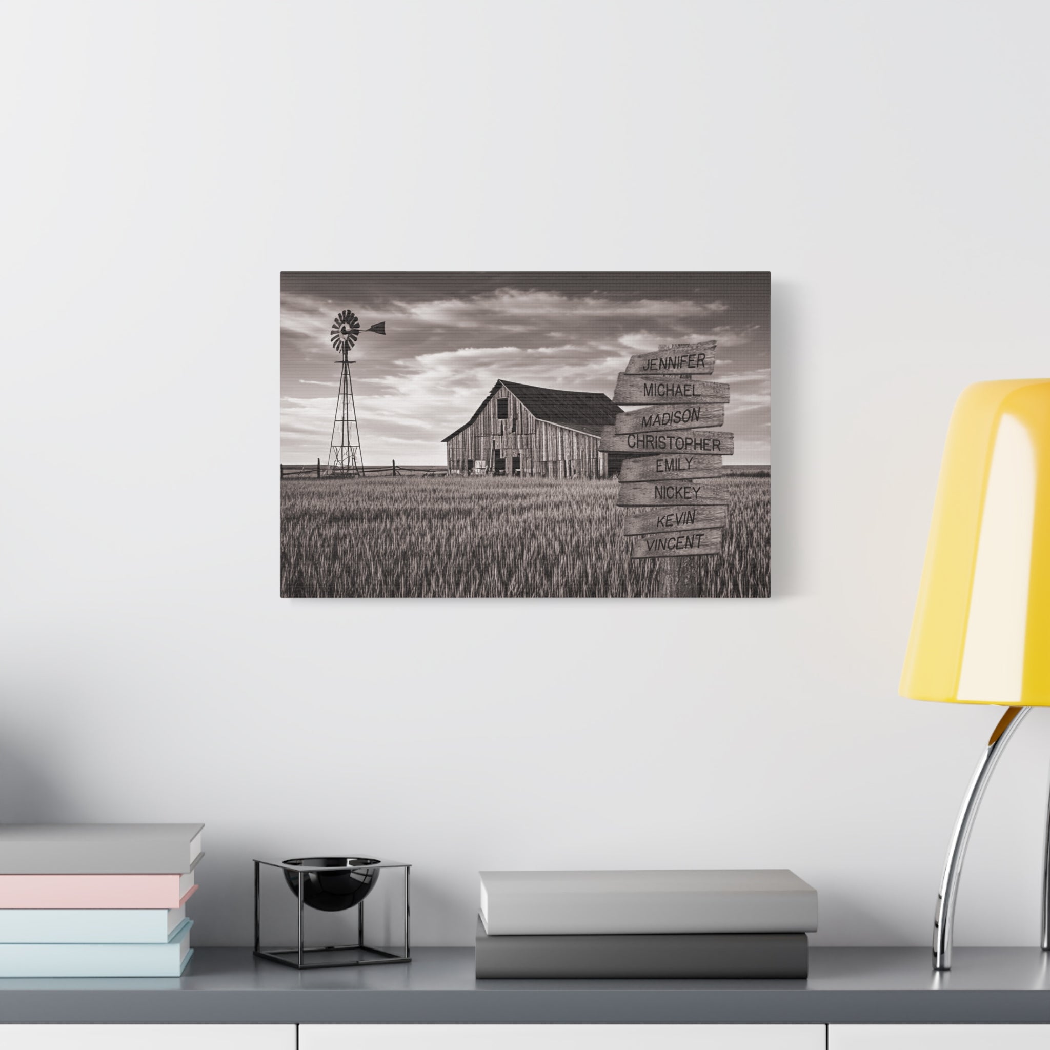 Barn Wheat Field - Multi-Names Premium Custom Canvas Wall Art