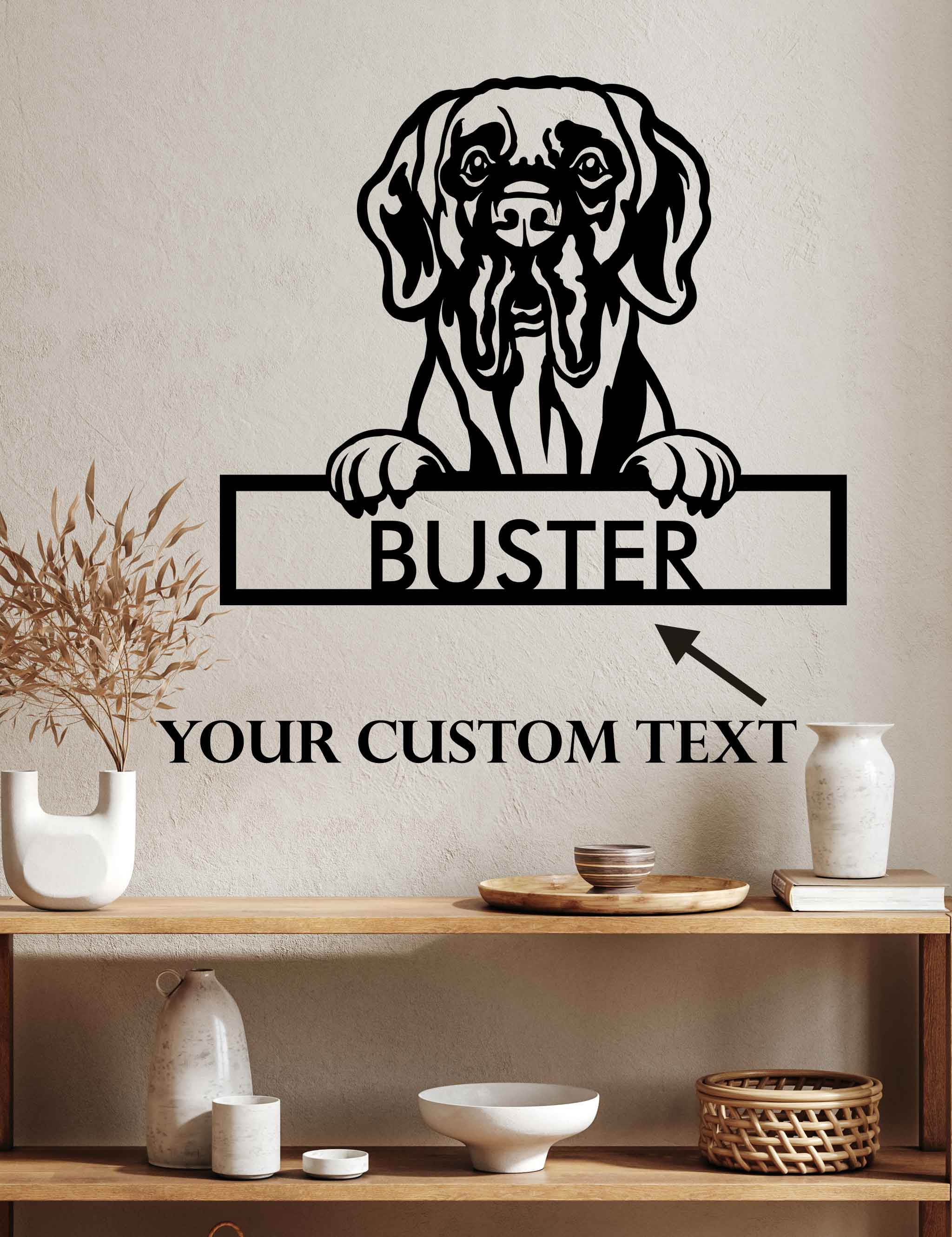 Great Dane  - Dog Customized Metal Wall Art Decor