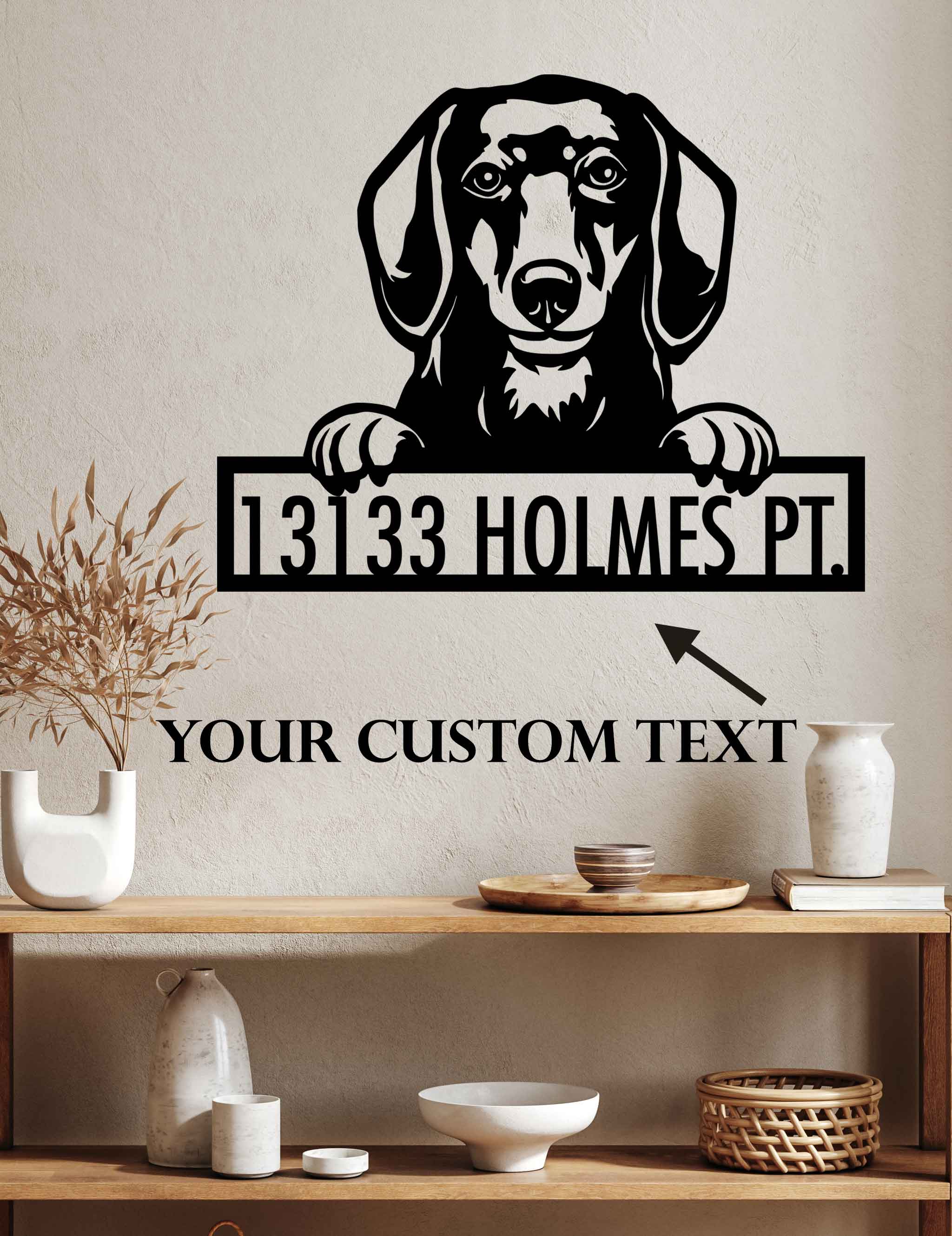 Personalized Metal Bear Wall Decor from FunLifeNow.com